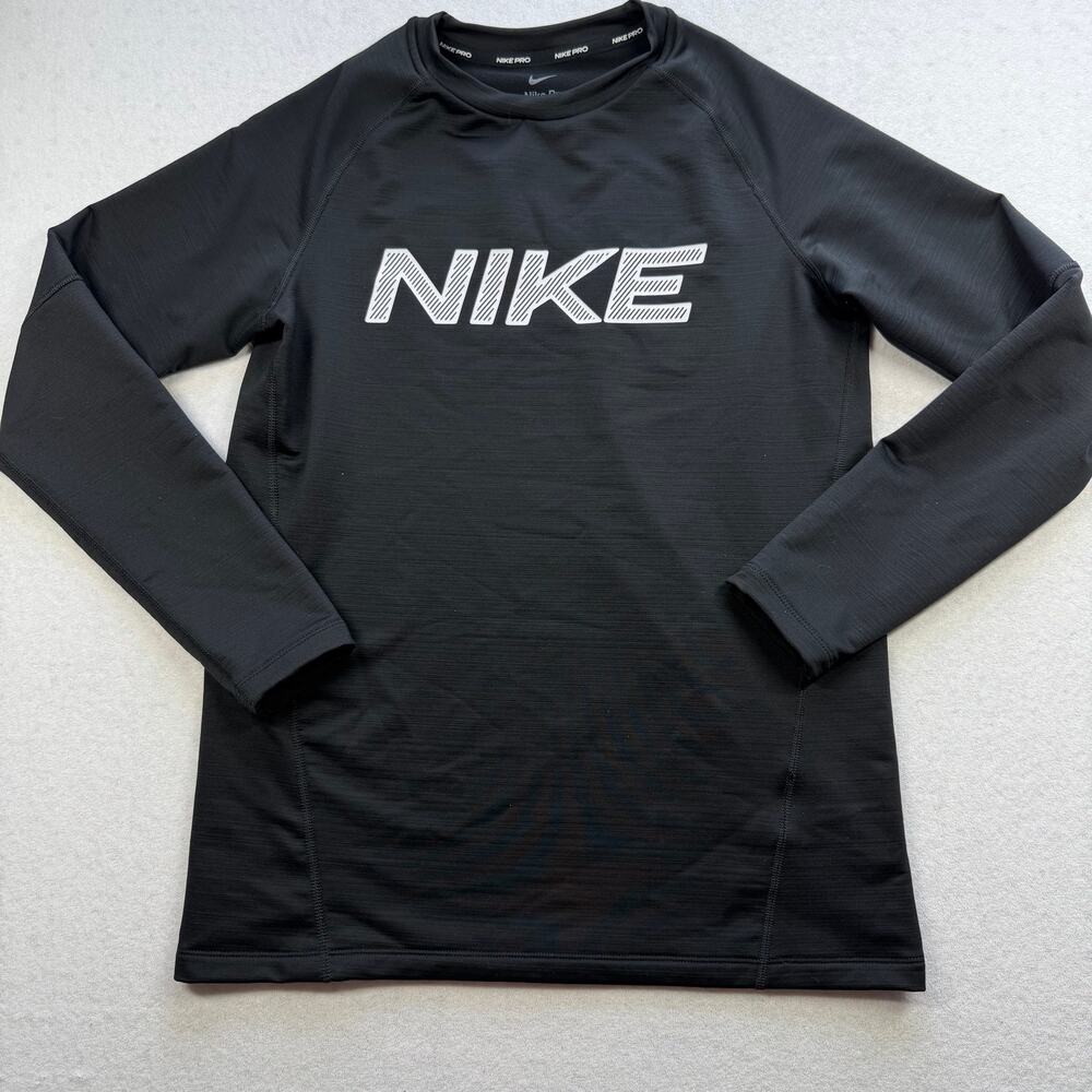 Nike Pro Dri-FIT Women’s XL Black Long Sleeve Training Compression Shirt